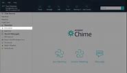 Amazon Chime Chat Overview