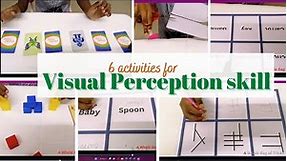 6 activities to improve visual perception in kids - visual interpretation skills