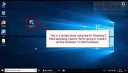 How to Install Printer Driver in Compatibility Mode on Windows 10