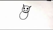 How to Draw a Bat EASY and SIMPLE Drawing Tutorials