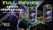 CLOSER LOOK at POWERFUL SOUNDING Edison L5500 PARTY SYSTEM Bluetooth Speakers and lights