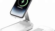 BezosMax Magnetic 10000mAh Power Bank MagSafe Wireless Portable Charger 20W Fast Charging Travel Wireless Charging with Foldable Stand Compatible with iPhone 15/14/13/12 All Series