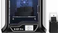 R QIDI TECHNOLOGY X-CF Pro 3D Printers Industrial Grade,Specially Developed for Printing Carbon Fiber&Nylon with QIDI Fast Slicer, Automatic Leveling,Large Build Volume 11.8x9.8x11.8 Inch