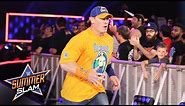 A vocal WWE Universe greets John Cena: SummerSlam 2017 (WWE Network Exclusive)