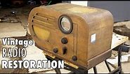 Saving A Filthy Philco Radio | Vintage Philco Radio Restoration