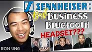 How to Use Sennheiser MB Pro 2 UC Business Bluetooth Headset - Live Demo, Review and Reaction!