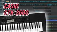 Casio CTK-3500 MIDI Song Recording Tutorial with Free Software