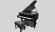 Grand Piano - Download Free 3D model by Amatsukast
