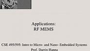 PPT - Applications: RF MEMS PowerPoint Presentation, free download - ID:1045627