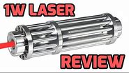 1W 650nm Red Burning Laser Pointer Review