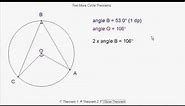 Circle Theorems - Angle at the Centre