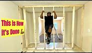 How to build a wall & add extra room to home DIY. Part 1. Building the Frame.
