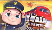 Zool Babies Series | Train Robbery Episode | Police And Thief Cartoon | Videogyan Kids Shows