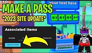 HOW TO SET UP DONATIONS IN PLS DONATE 💸 *2023 SITE UPDATE* (How To Create A GAMEPASS On Roblox)