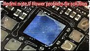 How To Redmi Note 9 Power problem fix solution/REDMI NOTE9 NO POWER NOT CHARGING DONE
