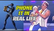 New *PHONE IT IN* Emote! In Real Life