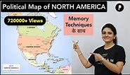 World Map: NORTH AMERICA Political Map - Learn all countries on map