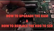 ASUS A540U | X540L | X540U |X541UV LAPTOP | HOW TO UPGRADE RAM (MEMORY) & HARD DRIVE TO SSD