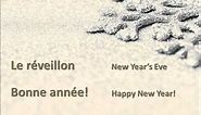 French Fun: New Year Wishes in French!