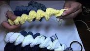 #Crochet Curly Q Spiral pony tail holders, crochet corkscrews