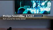 Philips Soundbar B7207 - Rich sound for every detail