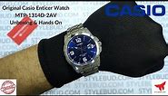 WW0361 Casio Enticer Date Chain Watch MTP-1314D-2AV Unboxing & Hands On