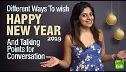 Greetings & Wishes for the 'New Year 2019' | English Conversation for beginners | Learn English