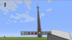 CN TOWER MINECRAFT TUTORIAL (HOW TO BUILD THE CN TOWER) SKYSCRAPER