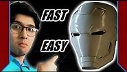 HOW TO PRINT AN IRON MAN HELMET FAST & EASY