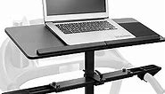 VIVO Universal Wooden Laptop Treadmill Desk, Adjustable Ergonomic Notebook Mount Stand for Treadmills, Includes Mouse Pad and Wrist Support, Stand-TDML4