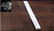 How to make a scroll out of A4 paper?
