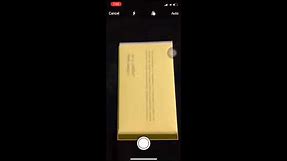 how to scan documents on iPhone X/ iPhone Xs 2018