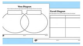 Shapes Grid and Venn Diagram Worksheets