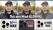 iPhone 14 Pro Max vs 13 & 12 Pro Max - Ultimate Camera Comparison