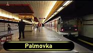 Metro Station Palmovka - Prague 🇨🇿 - Walkthrough 🚶