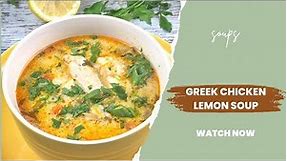 How to Make Greek Avgolemono Soup with Chicken and Lemon