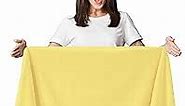 TEXTILOM 100% Turkish Cotton Oversized Luxury Bath Sheets, Jumbo & Extra Large Bath Towels Sheet for Bathroom and Shower with Maximum Softness & Absorbent (40 x 80 inches)- Yellow