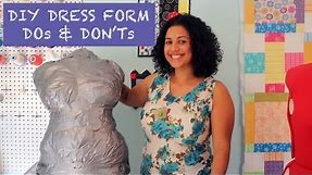 DIY Duct Tape Dress Form DOs & DON'Ts & GIVEAWAY!
