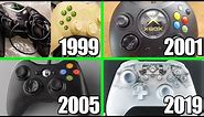 Xbox Controller Evolution - Xbox, Xbox 360, Xbox One (1999-2019)
