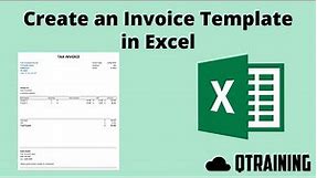 Create Invoice Template in Excel