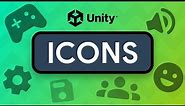 Use PERFECT ICONS for your game! | Unity tutorial