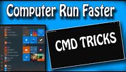 How to Make Computer Run Faster Using CMD[Command Prompt]