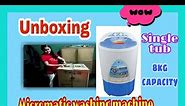 Unboxing: Micromatic Single Tub 8KG Washing Machine