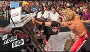 Superstars Demolishing WWE Equipment - WWE Top 10