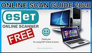 Eset Online Scan for Windows Laptop and Desktop PC Guide 2020