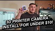 EASILY Add An IP Camera to Your 3D Printer - WORKS WITH ANY FIRMWARE!