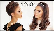 ICONIC 1960s Hairstyles🎀 '60s hair tutorial | jackie wyers