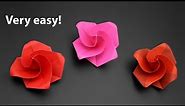 Easiest Origami Rose Ever! - How to Fold - Valentine's Day Gift