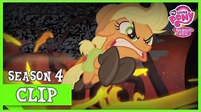 Applejack Rescues Apple Bloom (Somepony to Watch Over Me) | MLP: FiM [HD]