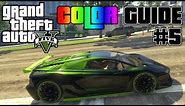 GTA V - Ultimate Color Guide #5 | Best Colors Combos for Zentorno